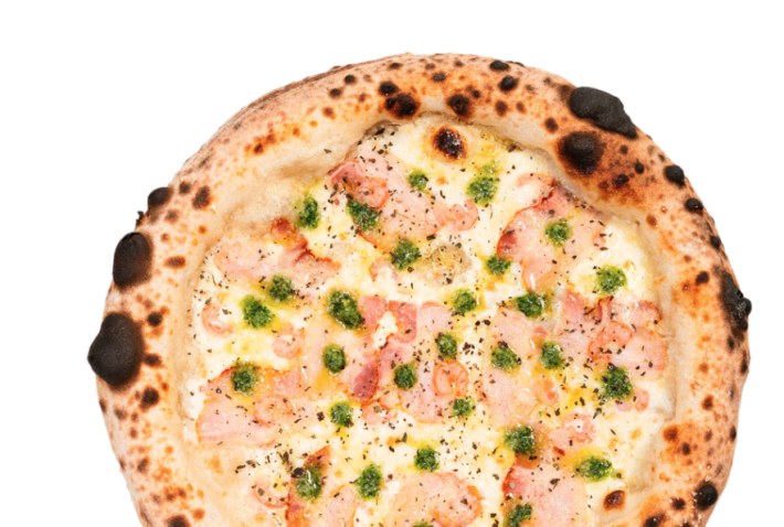 Пицца «Креветки в беконе»