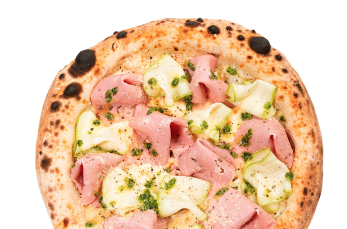 Пицца «Мортаделла цукини под соусом Песто»