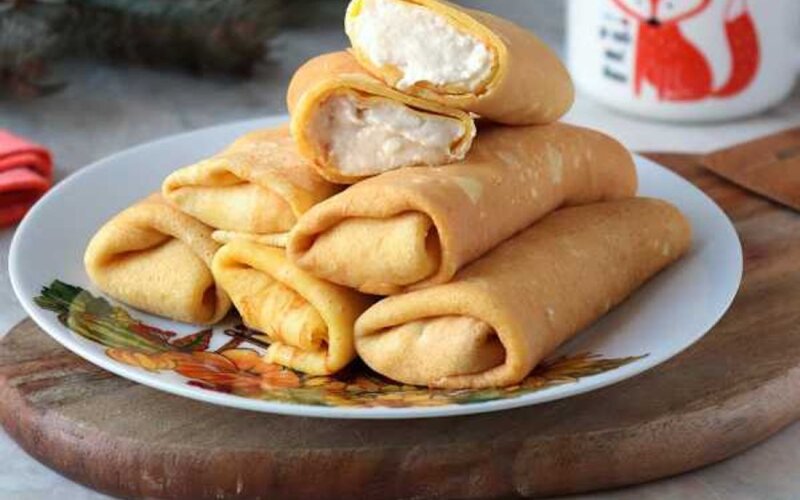 Блинчики с творогом