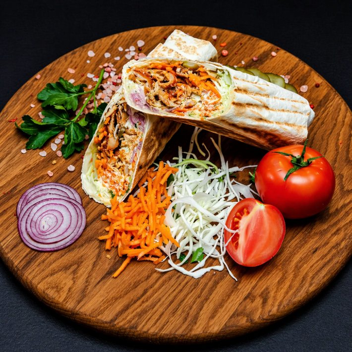 Шаурма «Грибная с сыром»