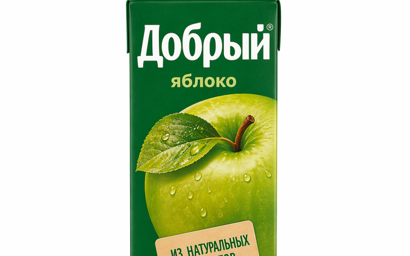 Нектар «Добрый» яблоко, черноплодная рябина и вишня