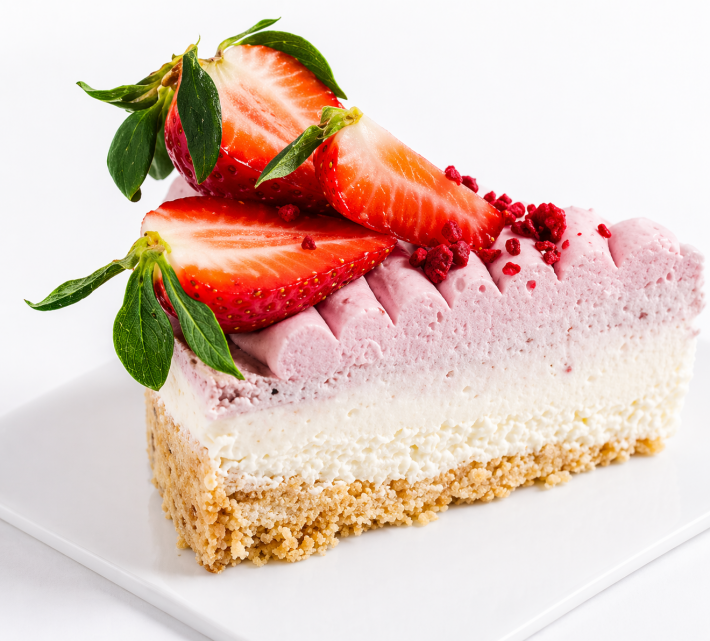 Клубничный чизкейк