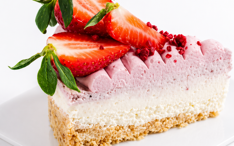 Клубничный чизкейк