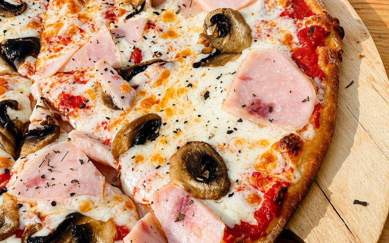 Пицца «Ветчина и грибы»