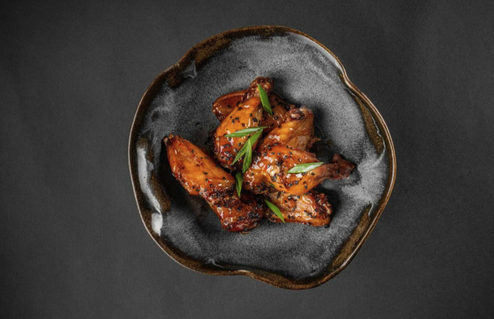 Крылья цыпленка в лимонной глазури