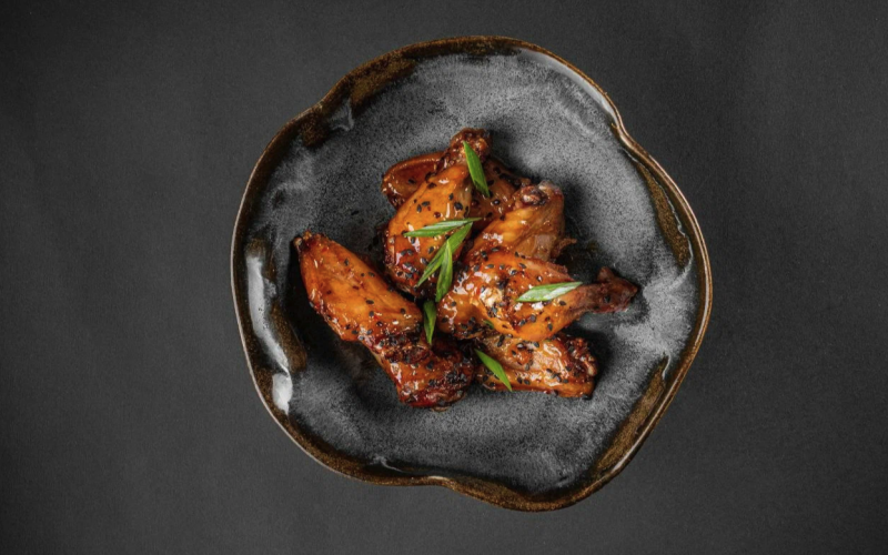 Крылья цыпленка в лимонной глазури