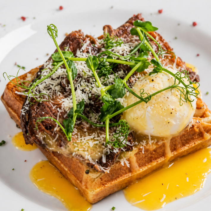 Вафля с ростбифом