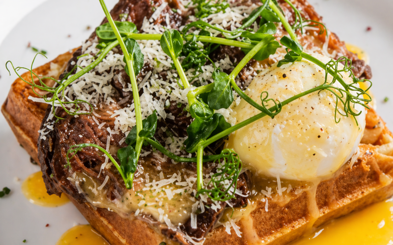 Вафля с ростбифом