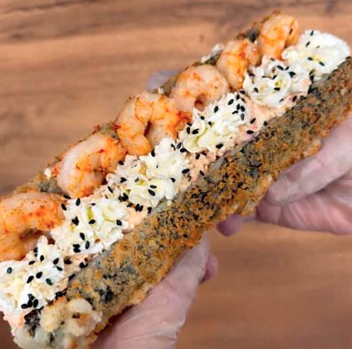 Ролл-дог с креветкой