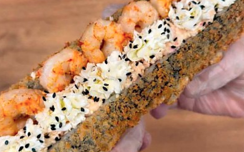 Ролл-дог с креветкой