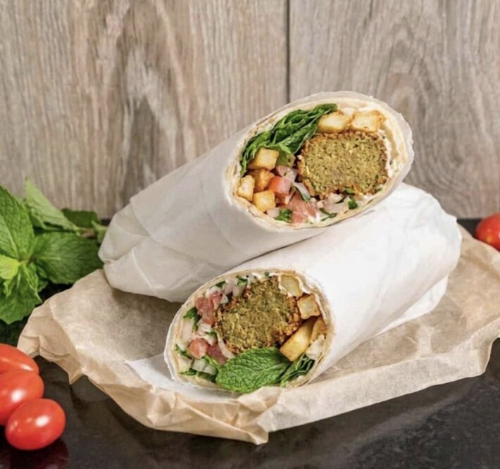 Фалафель с картофелем фри