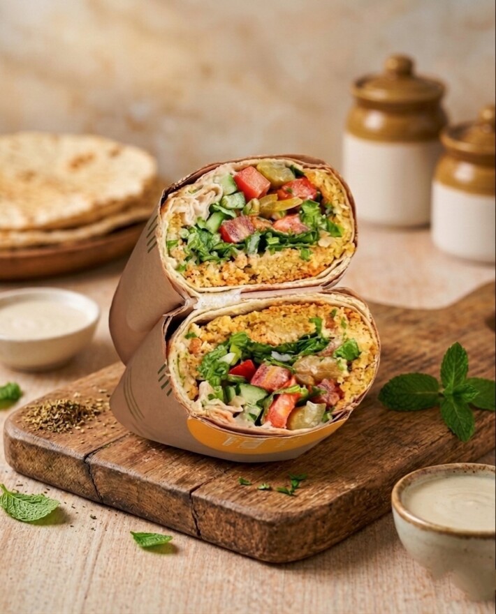 Сэндвич с фалафелем