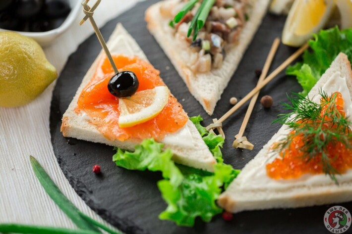 Бутерброд с сёмгой