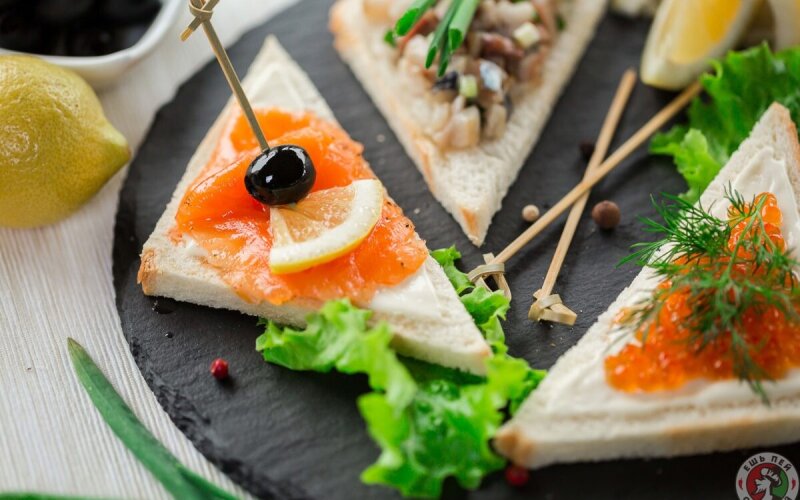 Бутерброд с сёмгой