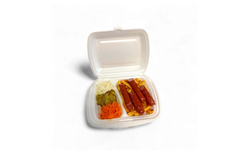 Фри с колбаской гриль