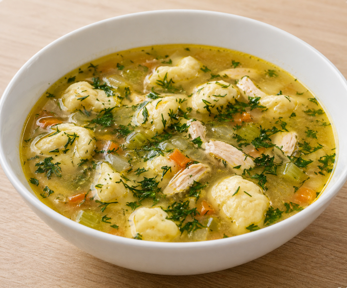 Суп с картофельными клецками