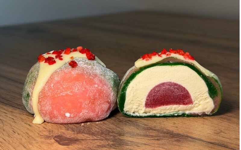 Моти «Клубника-мята»