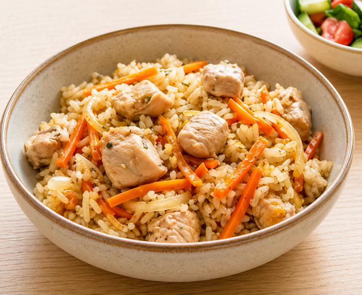 Плов с курицей