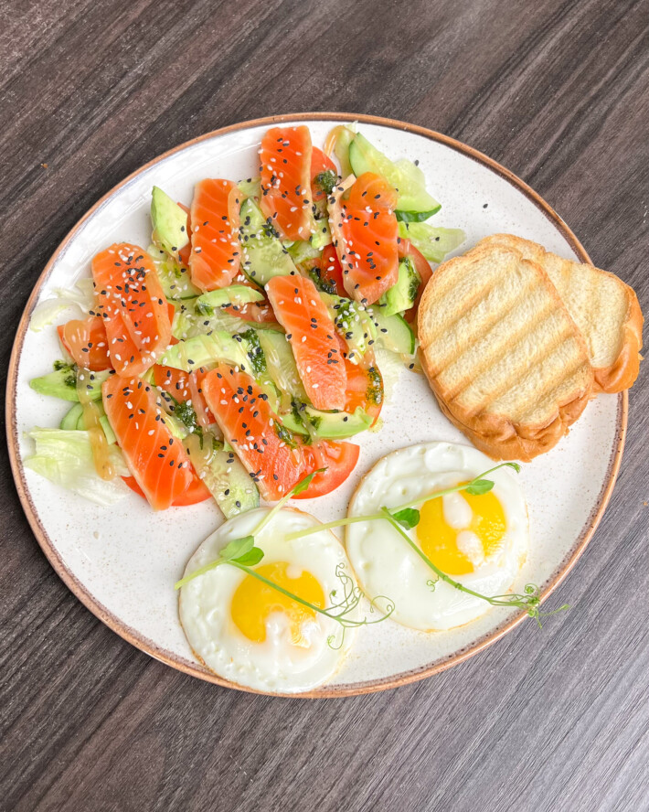 Завтрак «Шотландский» с форелью