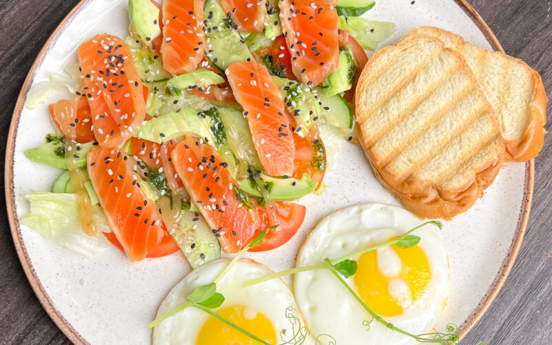 Завтрак «Шотландский» с форелью