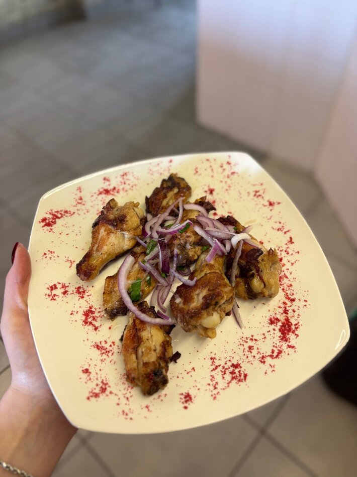 Медовые куриные крылья