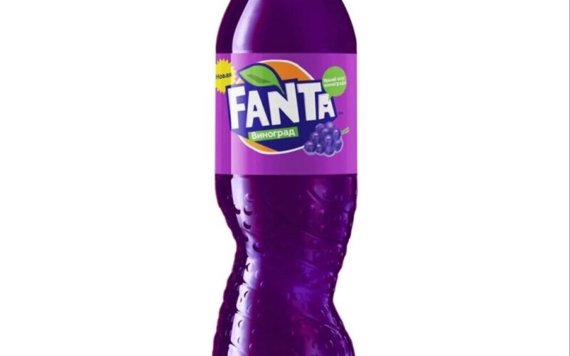 Напиток газированный «Fanta» виноград