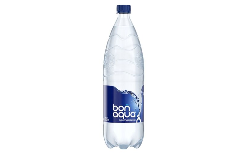Вода питьевая «BonAqua» сильногазированная