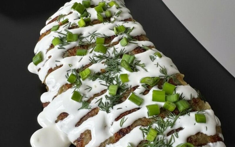 Драники «Царские» с курицей и грибами