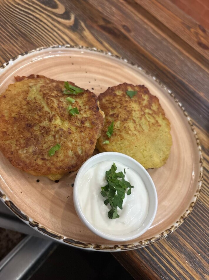 Драники с мясом