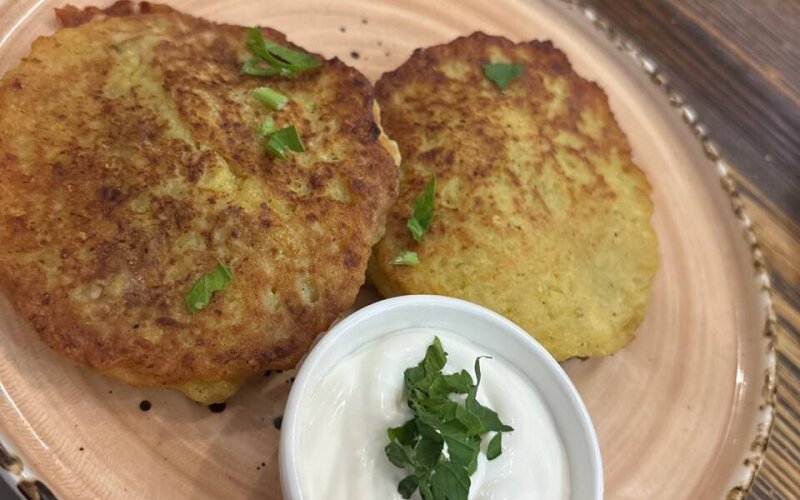 Драники с мясом