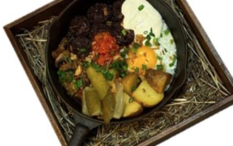 Сковородка «По-могилевски» с кровянкой