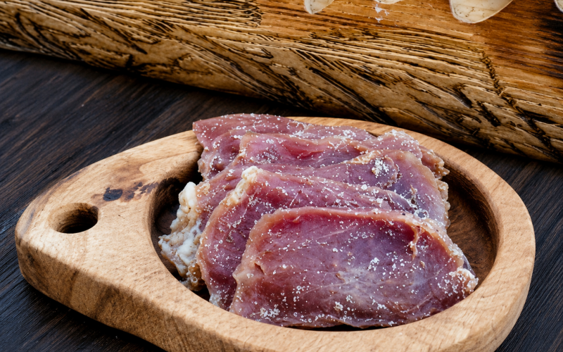 Свиная поленвица с кориандром, перцем и чесноком