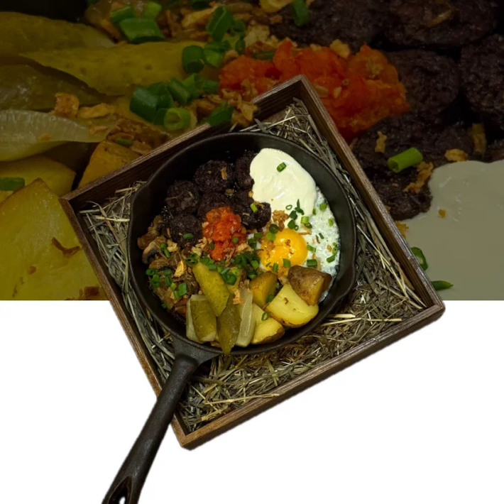 Сковородка «По-могилевски» с кровянкой