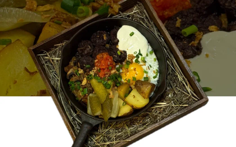 Сковородка «По-могилевски» с кровянкой