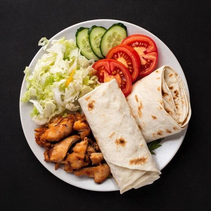 Ланч с курицей