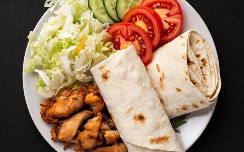 Ланч с курицей