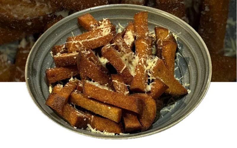 Гренки чесночные с сыром «Пармезан»