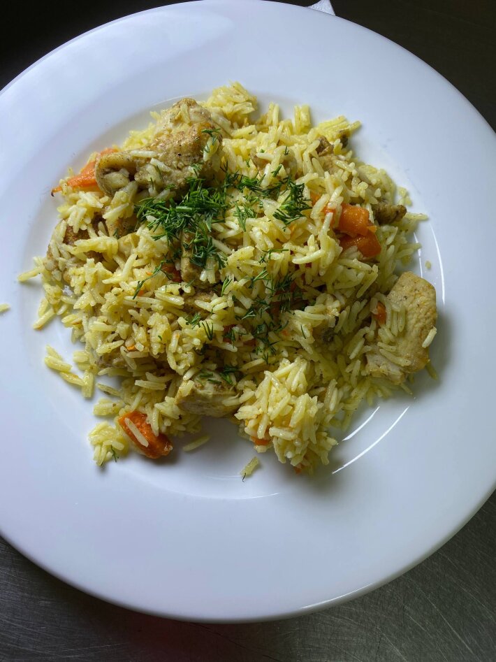 Плов с курицей