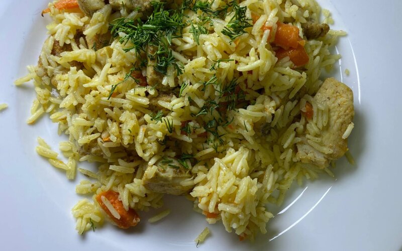 Плов с курицей