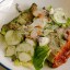 Отбивная из свинины с пряными овощами