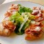 Рустик с медовым пеперони и зелёным салатом