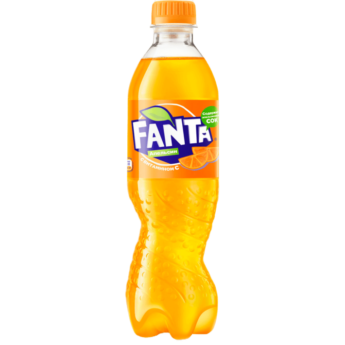 Напиток газированный Fanta апельсин,0.5 л