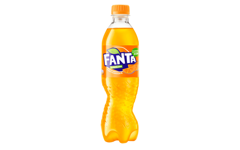 Напиток газированный Fanta апельсин,0.5 л