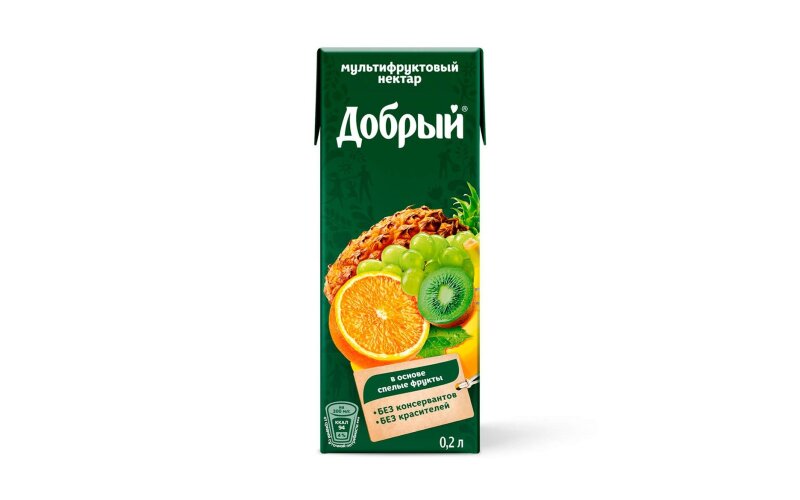 Нектар  Мультифруктовый , 0.2 л