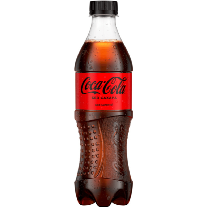 Напиток газированный Coca-Cola без сахара ,0.5