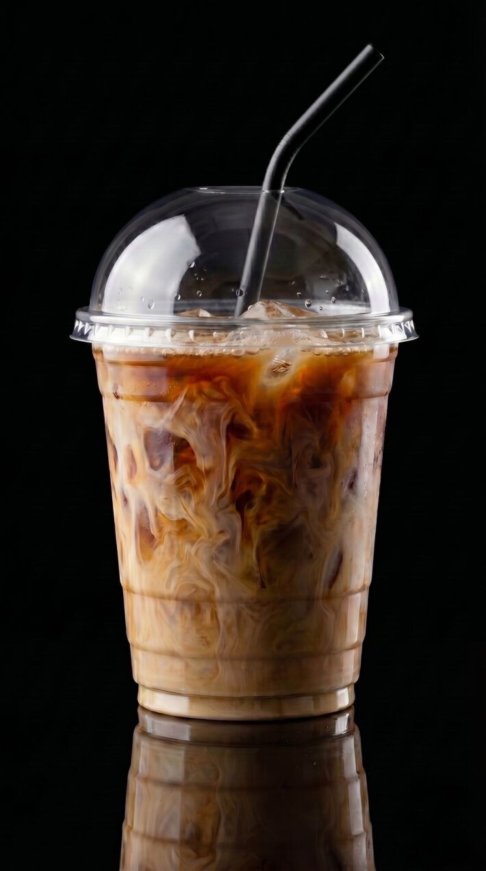 ICE латте с сиропом , 0.5 л