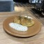 Оладьи картофельные, фаршированные мясом со сметаной