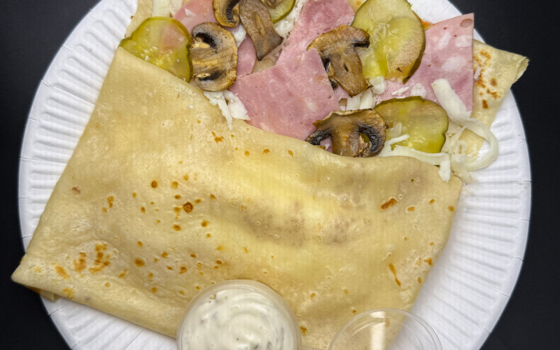 Блин с Ветчиной и грибами
