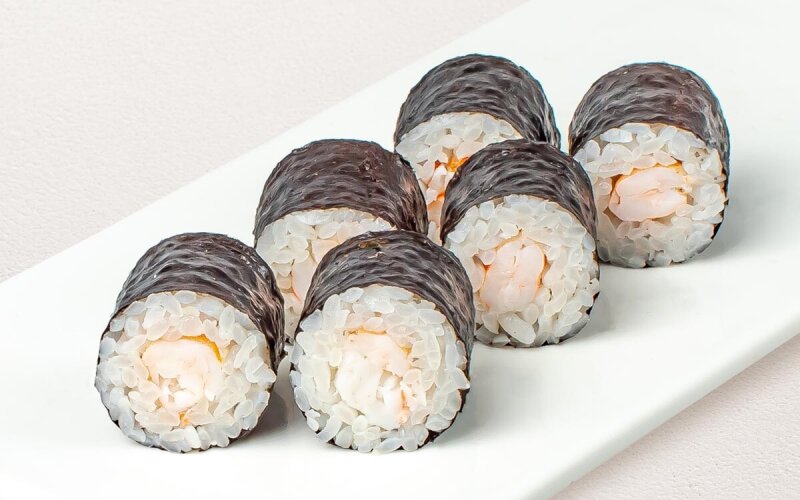 Мини ролл с креветкой