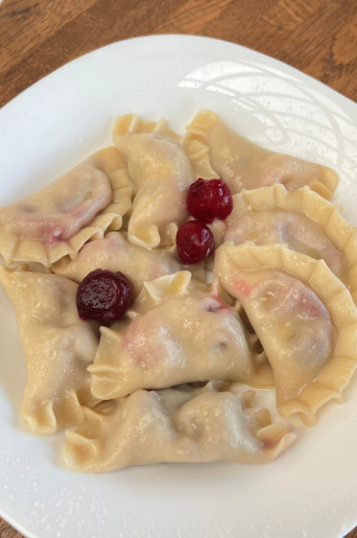 Вареники с вишней